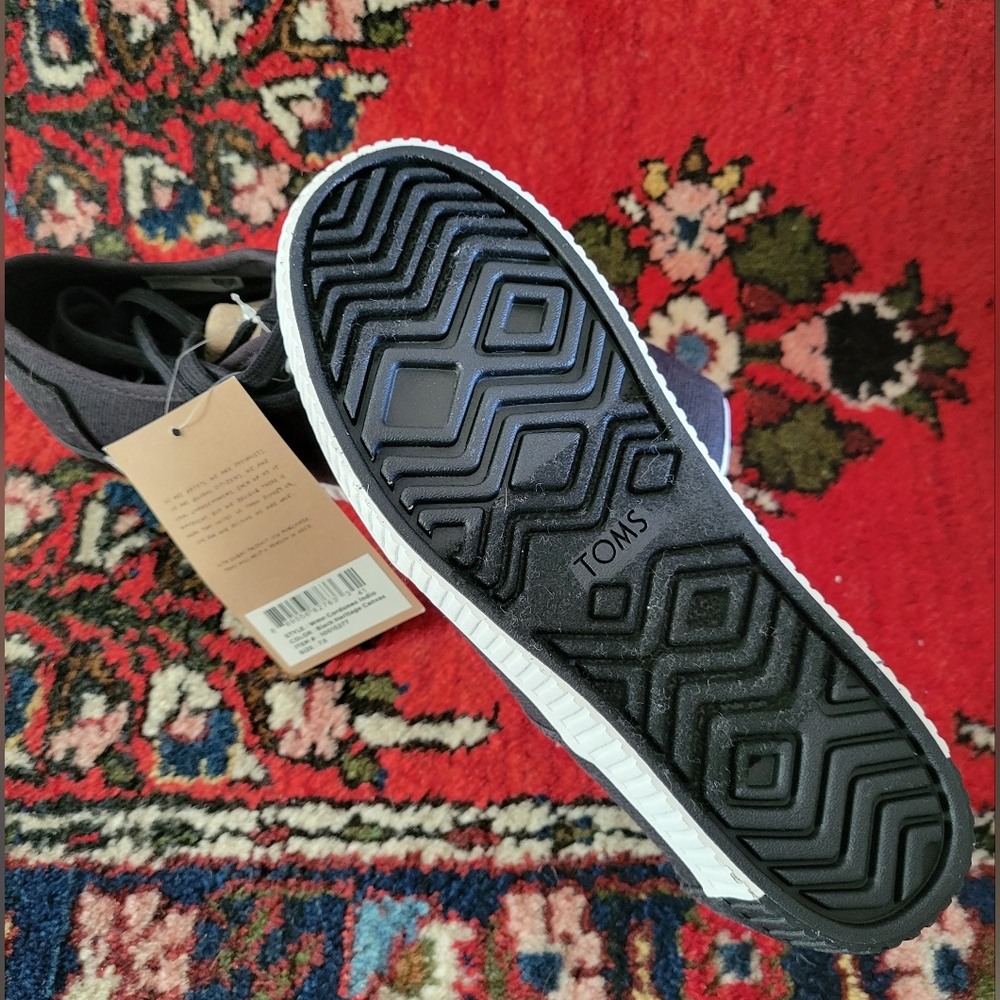 Toms Cordones Indio Black Heritage Canvas